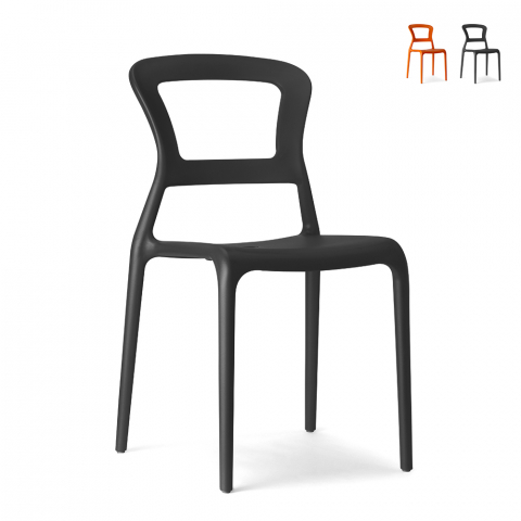 Stapelbara stolar med modern design för kök bar restaurang Scab Pepper Kampanj