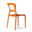 Stapelbara stolar med modern design för kök bar restaurang Scab Pepper Mått
