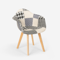 Lapptäcke fåtölj stol nordisk design vardagsrum kök studio Herion 