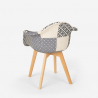 Lapptäcke fåtölj stol nordisk design vardagsrum kök studio Herion 