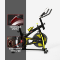 Professionell Träningscykel med Svänghjul 10kg Inomhuscykling Spin Bike Athletica Egenskaper
