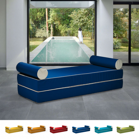 Bäddsoffa dubbelsäng modulär design med kuddar Free Bed