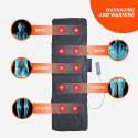 Massagematta massagesäte med elektrisk uppvärmning fåtölj soffa Trevi Rea