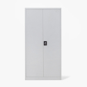 Kontorsskåp med 2 dörrar för dokument med lås 90x40 H180 Tambora Light Katalog