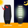Solenergi Gatlykta LED 300W sidofäste fjärrkontroll sensor Solis XL Rabatter