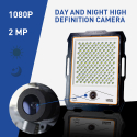 Spotlight LED 400 W solpanel 4000 lumen wi-fi-kamera Conspicio XL Rabatter