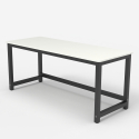 Rektangulärt skrivbord för kontor 160x70cm design metall svart Bridgeblack 160 Katalog