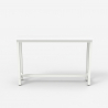 Konsolbord avlastningsbord entré 120x40cm trä metall vitt Welcome light 