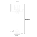 Professionell flyttbar basketkorg justerbar höjd 250 - 305 cm NY Modell