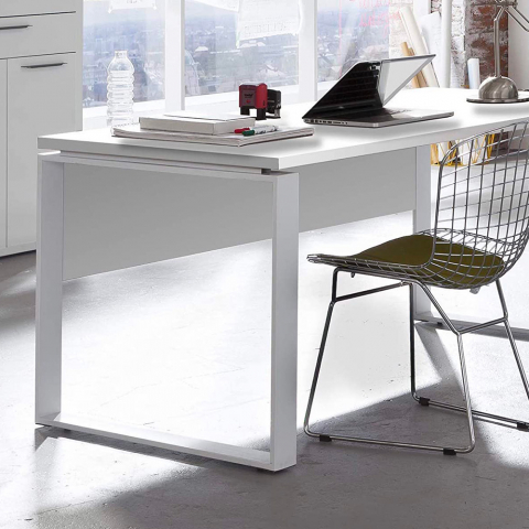 Brett Vitt Skrivbord För Kontor Och Studio 170x80cm Ghost-Desk