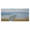 Spiaggia Tavla naturlandskap handmålad på duk 110x50cm Försäljning