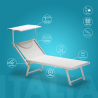 2 Solsängar Strand Hav Professionella Aluminium Italia 