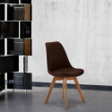 erbjudande 20 stolar med tyg dynor skandinavisk design Tulipan nordica plus för barer och restauranger 