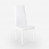 Vadderade stolar med konstläder modern design för kök matsal restaurang Imperial Pris