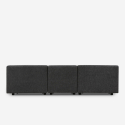 Modulsoffa 3-sits i tyg modern stil med puff schäslong Jantra Katalog