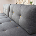 Soffa 2-3 sits vardagsrum modern stil i tyg med puff Luda Inköp
