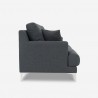 Soffa 3-sits i tyg skandinavisk design för vardagsrum Yana Rabatter