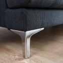 Soffa 3-sits i tyg skandinavisk design för vardagsrum Yana Egenskaper