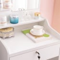 Sminkstation toalettbordspegel sovrumspall Flora Rea
