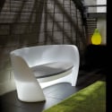 Ljus soffa modern design utomhus och trädgård Slide Rap Erbjudande