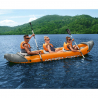 Uppblåsbar kajak kanot för 3 personer Lite Rapid x3 Hydro-Force Bestway 65132 