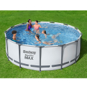 Pool ovan mark rund Bestway Steel Pro Max Pool Set 396x122cm 5618W Försäljning