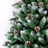 Konstgjord julgran klädd med dekorationer 240 cm Oulu Rabatter