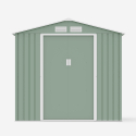 Trädgårdsbod Förråd i Plåt för Redskap Chalet NATURE 213x127x195cm Katalog
