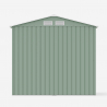 Trädgårdsbod Förråd i Plåt för Redskap Chalet NATURE 213x127x195cm Val