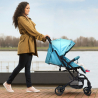 Hopfällbar lätt barnvagn 15 kg rullväska Poppy Modell