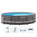 Intex 26310 Ex 28310 Ovanmark Pool Ultra Frame Rund 427x107cm Försäljning