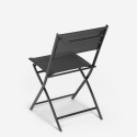 Fällbar stol för utomhus trädgård terrass pool textilene Hugo Erbjudande