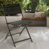Fällbar stol för utomhus trädgård terrass pool textilene Hugo Försäljning