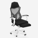 Spelstol fåtölj ergonomisk andningsbar futuristisk design fotstöd Gordian Plus Bestånd