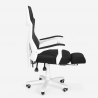 Spelstol fåtölj ergonomisk andningsbar futuristisk design fotstöd Gordian Plus Modell