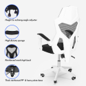 Spelstol fåtölj ergonomisk andningsbar futuristisk design Gordian Rabatter