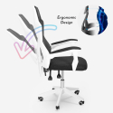 Spelstol fåtölj ergonomisk andningsbar futuristisk design Gordian Bestånd