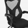 Spelstol fåtölj ergonomisk andningsbar futuristisk design fotstöd Gordian Plus Dark Egenskaper