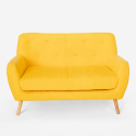2 -sits soffa i tyg modern design skandinavisk stil Irvine Erbjudande