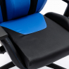 Spelstol ergonomisk konstläder sportig justerbar Portimao Sky Pris