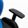 Spelstol ergonomisk konstläder sportig justerbar Portimao Sky Kostnad