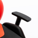 Spelstol ergonomisk konstläder sportig justerbar Portimao Fire Kostnad