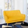 2 -sits soffa i tyg modern design skandinavisk stil Irvine Försäljning