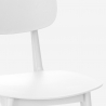 Stol i polypropen modern design för kök trädgård bar restaurang Geer 