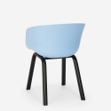Set kvadratiskt svart bord 70x70cm 2 stolar modern design Navan Black Kostnad