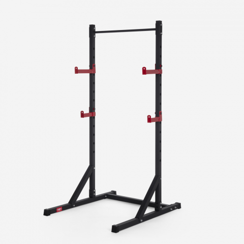 Justerbart ställ för skivstång squat rack pull up bar cross training Asahi
