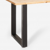 Matbord i trä järnben industriell stil 220x80 cm Rajasthan 220 Pris