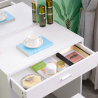 Sminkstation toalettbord med spegel och låda sovrum Dalila Katalog