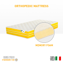 Enkel madrass för barn 80x160 Memory Foam anatomisk 23 cm Comfort M Försäljning