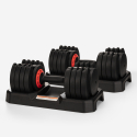 Ett par hantlar 2 x 25 kg gym fitness justerbar vikt variabel belastning Oonda Kampanj
